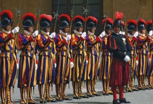 A Swiss guard